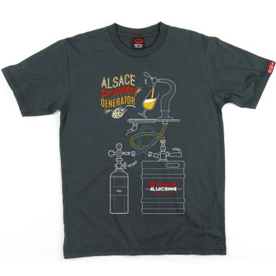 T-shirt - TIREUSE ALSACE POWER - bleu fonce