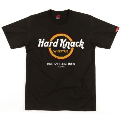 T-shirt - HARD KNACK - WINSTUB ALSACE - noir