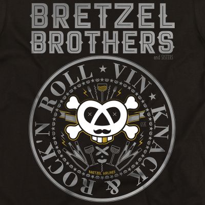 T-shirt - BRETZEL BROTHERS - noir
