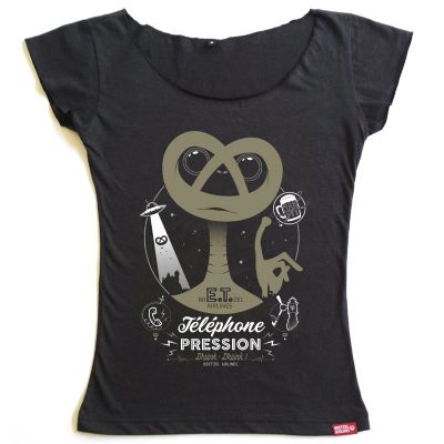 T-shirt cintré - E.T. BRETZEL - gris anthracite