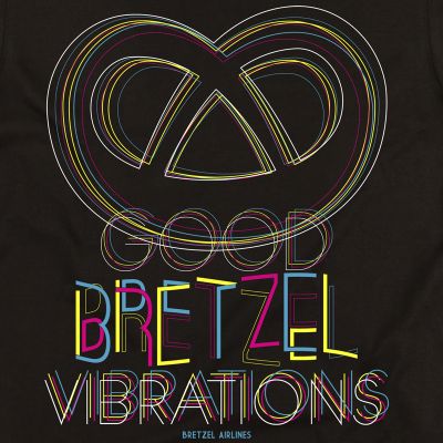 T-shirt cintré - BRETZEL VIBRATIONS - noir