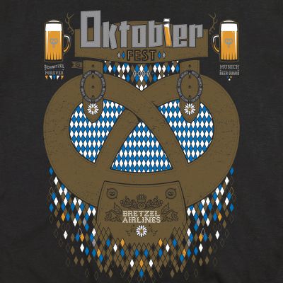 T-shirt cintré - OKTOBIER FEST - gris anthracite