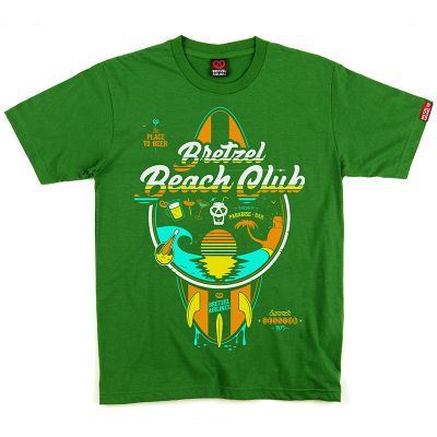 T-shirt - BEACH CLUB - vert kelly