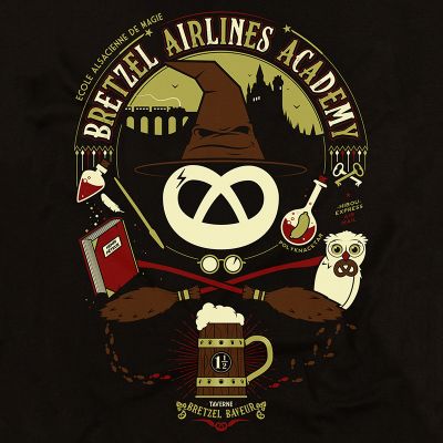 T-shirt - GRAND SORCIER ALSACE - noir