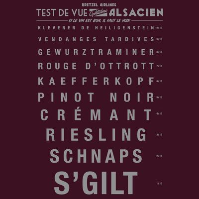 TABLIER - OPHTALMO VINS - bordeaux