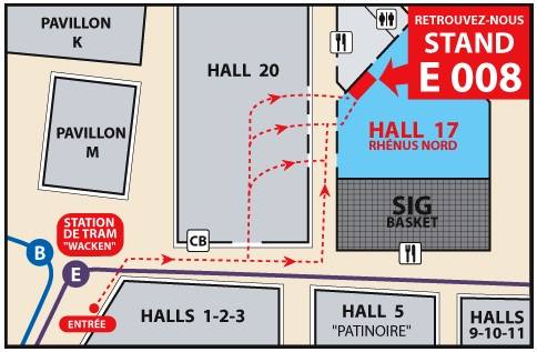 Plan de la Foire européenne