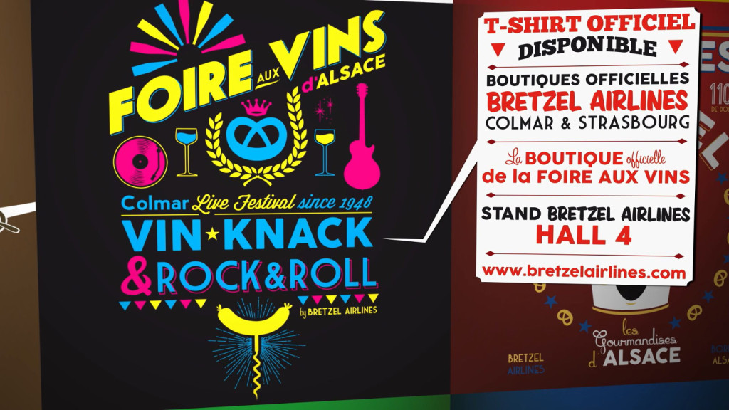 Bretzel Airlines à la Foire aux Vins 2015