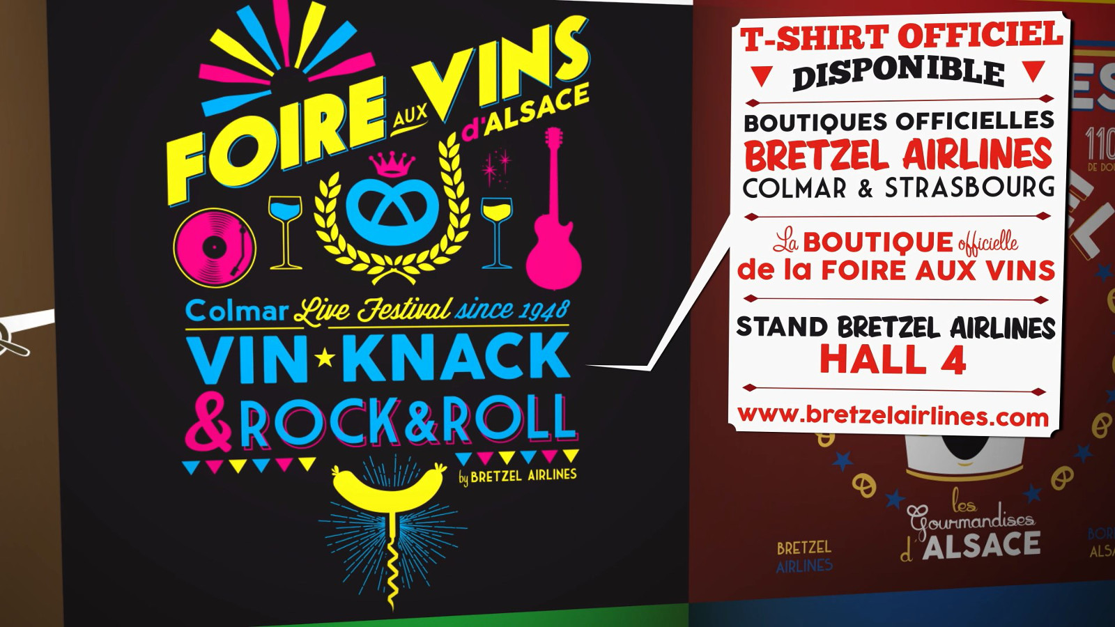 Bretzel Airlines à la Foire aux Vins de Colmar 2015