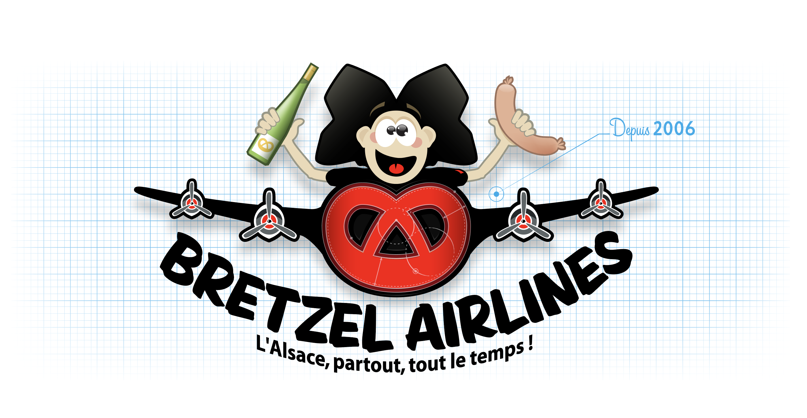 BRETZEL AIRLINES - la Marque Alsacienne de T-Shirts & cadeaux